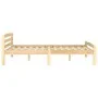 Estructura de cama de madera maciza de pino 120x200 cm de vidaXL, Camas y somieres - Ref: Foro24-322063, Precio: 113,11 €, De...