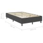 Estructura de cama Box Spring tela gris 120x200 cm