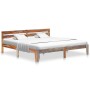 Estructura de cama de madera maciza de sheesham 200x200 cm de vidaXL, Camas y somieres - Ref: Foro24-288414, Precio: 170,83 €...