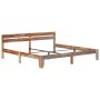 Estructura de cama de madera maciza de sheesham 200x200 cm de vidaXL, Camas y somieres - Ref: Foro24-288414, Precio: 170,83 €...
