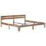 Solid sheesham wood bed frame 200x200 cm by vidaXL, Beds and slatted bases - Ref: Foro24-288414, Price: 169,36 €, Discount: %