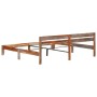 Estructura de cama de madera maciza de sheesham 200x200 cm de vidaXL, Camas y somieres - Ref: Foro24-288414, Precio: 170,83 €...
