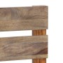 Estructura de cama de madera maciza de sheesham 200x200 cm de vidaXL, Camas y somieres - Ref: Foro24-288414, Precio: 170,83 €...