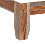 Estructura de cama de madera maciza de sheesham 200x200 cm de vidaXL, Camas y somieres - Ref: Foro24-288414, Precio: 170,83 €...