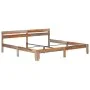 Solid sheesham wood bed frame 200x200 cm by vidaXL, Beds and slatted bases - Ref: Foro24-288414, Price: 169,36 €, Discount: %