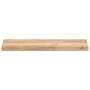 Estantes flotantes 4 uds madera acacia sin tratar 60x20x2 cm
