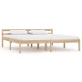 Estructura de cama de madera maciza de pino 180x200 cm de vidaXL, Camas y somieres - Ref: Foro24-283195, Precio: 150,61 €, De...