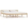 Solid pine wood bed frame 180x200 cm by vidaXL, Beds and slatted bases - Ref: Foro24-283195, Price: 148,60 €, Discount: %