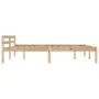 Solid pine wood bed frame 180x200 cm by vidaXL, Beds and slatted bases - Ref: Foro24-283195, Price: 148,60 €, Discount: %