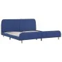 Blauer Stoffbettrahmen 180x200 cm von vidaXL, Betten und Lattenroste - Ref: Foro24-280930, Preis: 203,07 €, Rabatt: %