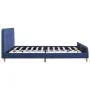 Blauer Stoffbettrahmen 180x200 cm von vidaXL, Betten und Lattenroste - Ref: Foro24-280930, Preis: 203,07 €, Rabatt: %