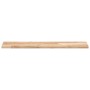 Estante flotante madera maciza de acacia sin tratar 100x20x2 cm