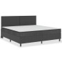 Boxspring-Bettgestell aus grauem Stoff, 200 x 200 cm von vidaXL, Betten und Lattenroste - Ref: Foro24-287467, Preis: 174,55 €...