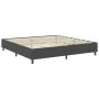 Box Spring bed frame gray fabric 200x200 cm by vidaXL, Beds and slatted bases - Ref: Foro24-287467, Price: 184,86 €, Discount: %