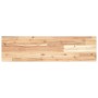 Estantes flotantes 3 uds madera acacia sin tratar 100x20x2 cm