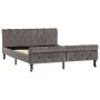Estructura de cama de terciopelo gris 140x200 cm de vidaXL, Camas y somieres - Ref: Foro24-288560, Precio: 318,33 €, Descuent...