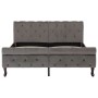 Estructura de cama de terciopelo gris 140x200 cm de vidaXL, Camas y somieres - Ref: Foro24-288560, Precio: 318,33 €, Descuent...
