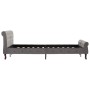Estructura de cama de terciopelo gris 140x200 cm de vidaXL, Camas y somieres - Ref: Foro24-288560, Precio: 318,33 €, Descuent...