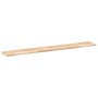 Estantes flotantes 3 uds madera acacia sin tratar 120x20x2 cm