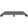 Palettenbettgestell aus massivem, grauem Kiefernholz, 140 x 200 cm von vidaXL, Betten und Lattenroste - Ref: Foro24-285251, P...