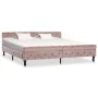 Estructura de cama de terciopelo rosa 200x200 cm de vidaXL, Camas y somieres - Ref: Foro24-288570, Precio: 361,91 €, Descuent...