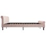 Estructura de cama de terciopelo rosa 200x200 cm de vidaXL, Camas y somieres - Ref: Foro24-288570, Precio: 338,61 €, Descuent...