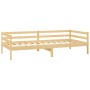Sofa bed with solid pine wood mattress 90x200 cm by vidaXL, Beds and slatted bases - Ref: Foro24-3083559, Price: 278,18 €, Di...