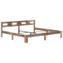 Estructura de cama de madera maciza de sheesham 200x200 cm de vidaXL, Camas y somieres - Ref: Foro24-288419, Precio: 167,48 €...