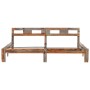 Estructura de cama de madera maciza de sheesham 200x200 cm de vidaXL, Camas y somieres - Ref: Foro24-288419, Precio: 167,48 €...