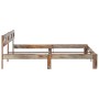 Estructura de cama de madera maciza de sheesham 200x200 cm de vidaXL, Camas y somieres - Ref: Foro24-288419, Precio: 167,48 €...