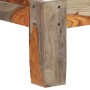 Estructura de cama de madera maciza de sheesham 200x200 cm de vidaXL, Camas y somieres - Ref: Foro24-288419, Precio: 167,48 €...