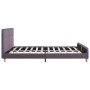 Taupe fabric bed frame 180x200 cm by vidaXL, Beds and slatted bases - Ref: Foro24-280940, Price: 146,08 €, Discount: %
