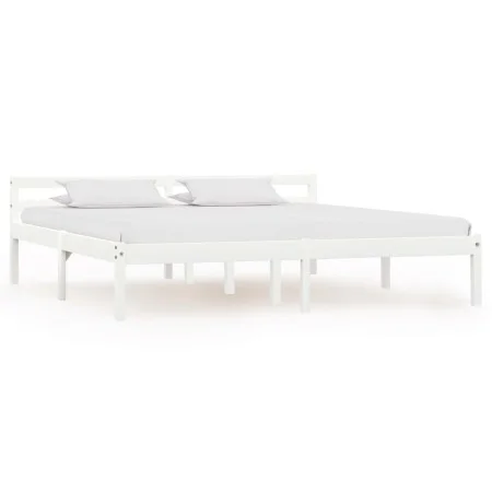 Massives Kiefernholzbettgestell 180x200 cm von vidaXL, Betten und Lattenroste - Ref: Foro24-283189, Preis: 159,48 €, Rabatt: %