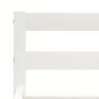 Estructura de cama de madera maciza de pino blanco 180x200 cm de vidaXL, Camas y somieres - Ref: Foro24-283189, Precio: 159,6...