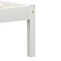 Estructura de cama de madera maciza de pino blanco 180x200 cm de vidaXL, Camas y somieres - Ref: Foro24-283189, Precio: 162,0...