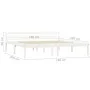 Estructura de cama de madera maciza de pino blanco 180x200 cm de vidaXL, Camas y somieres - Ref: Foro24-283189, Precio: 159,6...