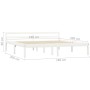 Solid white pine wood bed frame 180x200 cm by vidaXL, Beds and slatted bases - Ref: Foro24-283189, Price: 162,19 €, Discount: %