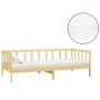 Sofa bed with solid pine wood mattress 90x200 cm by vidaXL, Beds and slatted bases - Ref: Foro24-3083619, Price: 235,78 €, Di...