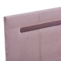 Estructura de cama con LED tela rosa 180x200 cm de vidaXL, Camas y somieres - Ref: Foro24-280980, Precio: 217,73 €