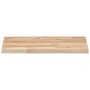 Estantes flotantes 4 uds madera acacia sin tratar 60x30x2 cm