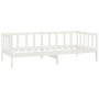 Sofa bed with white solid pine wood mattress 90x200 cm by vidaXL, Beds and slatted bases - Ref: Foro24-3083610, Price: 286,99...