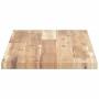Estantes flotantes 4 uds madera acacia sin tratar 80x30x2 cm