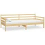 Sofa bed with solid pine wood mattress 90x200 cm by vidaXL, Beds and slatted bases - Ref: Foro24-3083579, Price: 214,35 €, Di...