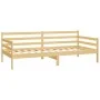 Sofa bed with solid pine wood mattress 90x200 cm by vidaXL, Beds and slatted bases - Ref: Foro24-3083579, Price: 214,35 €, Di...
