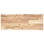Estantes flotantes 2 uds madera acacia sin tratar 100x30x2 cm