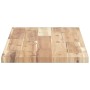Estantes flotantes 3 uds madera acacia sin tratar 100x30x2 cm