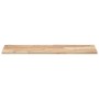 Estantes flotantes 4 uds madera acacia sin tratar 100x30x2 cm