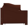 Estructura de sofá cama madera de pino marrón 90x200 cm de vidaXL, Camas y somieres - Ref: Foro24-283152, Precio: 188,89 €, D...