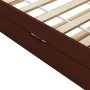 Schlafsofa aus braunem Kiefernholz, Struktur 90 x 200 cm von vidaXL, Betten und Lattenroste - Ref: Foro24-283152, Preis: 189,...
