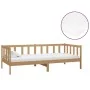Sofa bed and mattress solid pine wood honey brown 90x200 cm by vidaXL, Beds and slatted bases - Ref: Foro24-3083617, Price: 2...